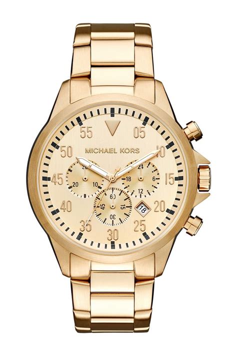 michael kors men's gage bracelet watch 45mm|Michael Kors Men's Watch GAGE, 45mm case Size, .